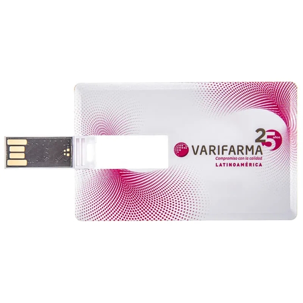 Custom Business Card Flip USB Flash Drives - Custom Business Card Flip USB Flash Drives - Image 0 of 2