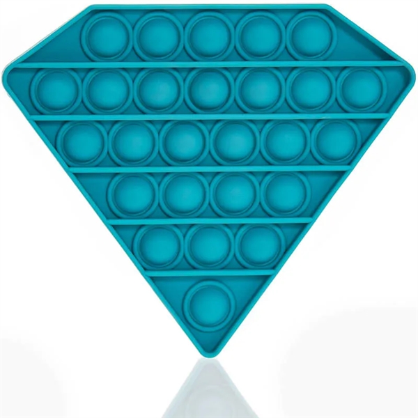 Custom Printed Silicone Push Pop Bubble Fidget Toys - Custom Printed Silicone Push Pop Bubble Fidget Toys - Image 1 of 5