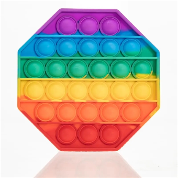 Custom Printed Silicone Push Pop Bubble Fidget Toys - Custom Printed Silicone Push Pop Bubble Fidget Toys - Image 3 of 5