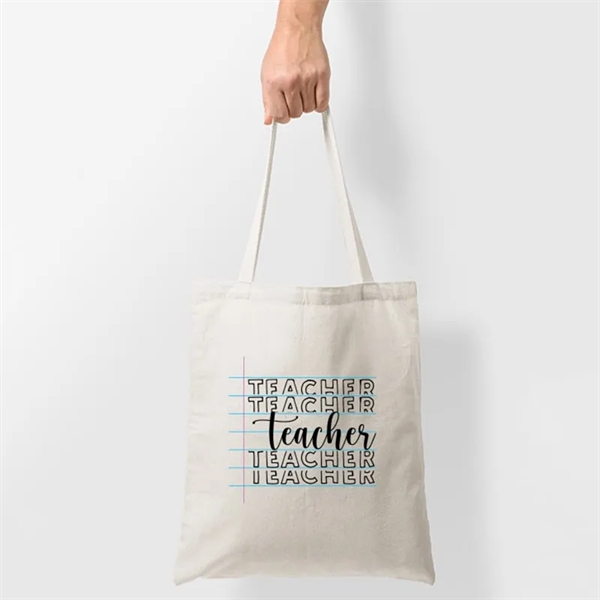 15 X 15 Inch Full Color Cotton Canvas Tote Bags - 15 X 15 Inch Full Color Cotton Canvas Tote Bags - Image 0 of 2