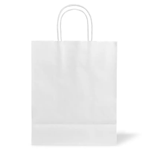 8 X 10 Inch Custom Paper Shopping Bag With Handles - 8 X 10 Inch Custom Paper Shopping Bag With Handles - Image 2 of 3