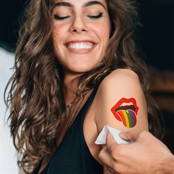 Custom LGBTQ Pride Temporary Tattoos - Custom LGBTQ Pride Temporary Tattoos - Image 0 of 1