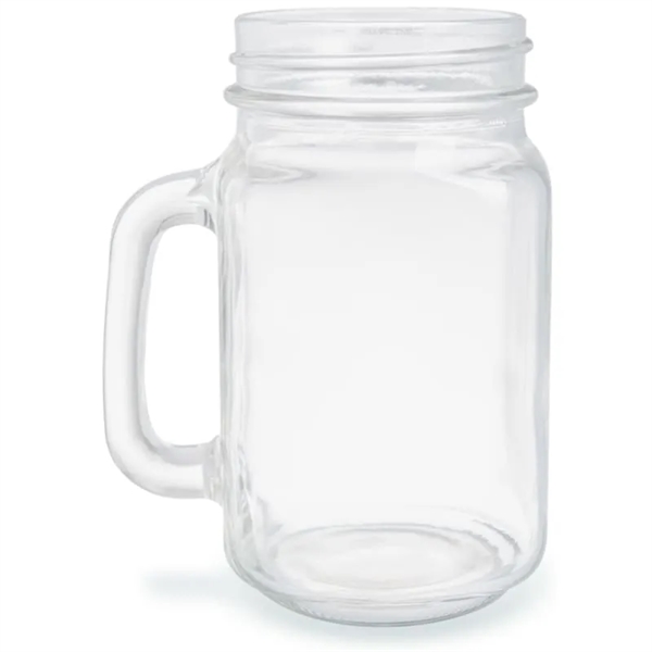 16 Oz Custom Mason Jars With Handles - 16 Oz Custom Mason Jars With Handles - Image 0 of 1
