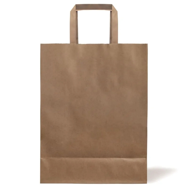 10 X 13 Inch Custom Paper Shopping Bag With Handles - 10 X 13 Inch Custom Paper Shopping Bag With Handles - Image 1 of 3