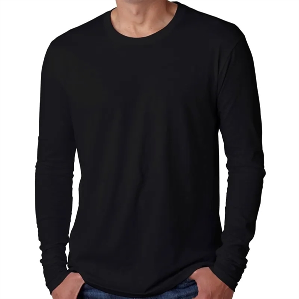 Next Level Mens Cotton Long-Sleeve Crew - Next Level Mens Cotton Long-Sleeve Crew - Image 2 of 11