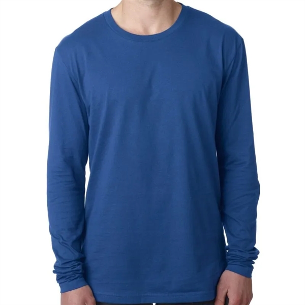 Next Level Mens Cotton Long-Sleeve Crew - Next Level Mens Cotton Long-Sleeve Crew - Image 4 of 11