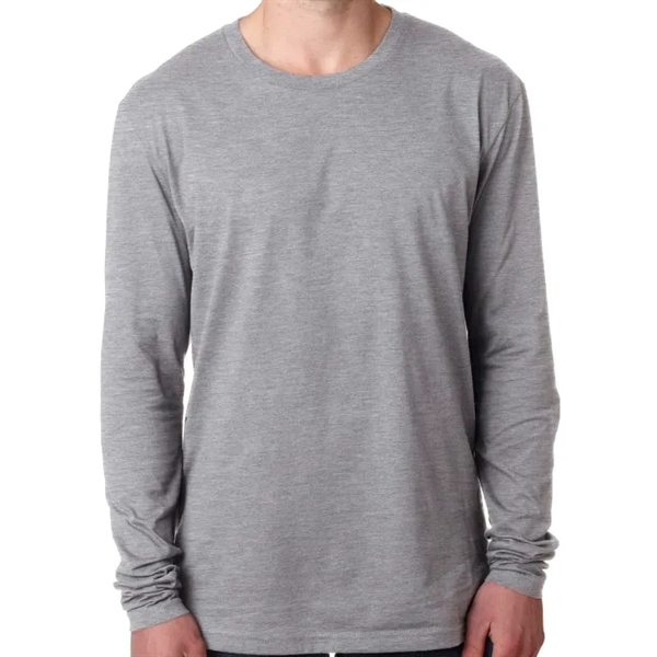 Next Level Mens Cotton Long-Sleeve Crew - Next Level Mens Cotton Long-Sleeve Crew - Image 5 of 11