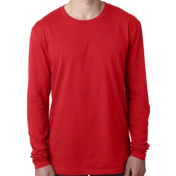 Next Level Mens Cotton Long-Sleeve Crew - Next Level Mens Cotton Long-Sleeve Crew - Image 10 of 11