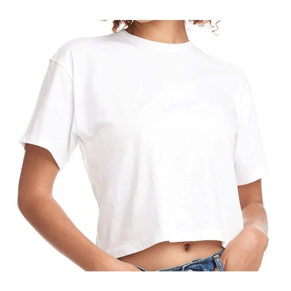 Next Level Apparel Ladies' Ideal Crop T-Shirt - Next Level Apparel Ladies' Ideal Crop T-Shirt - Image 1 of 9