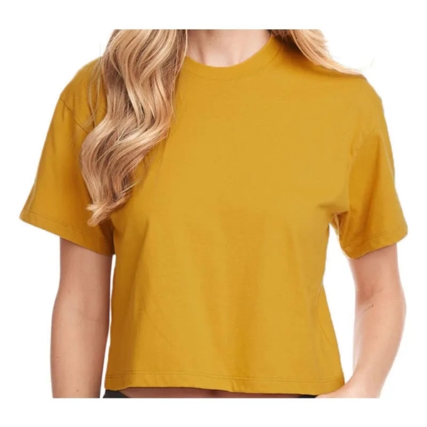 Next Level Apparel Ladies' Ideal Crop T-Shirt - Next Level Apparel Ladies' Ideal Crop T-Shirt - Image 3 of 9