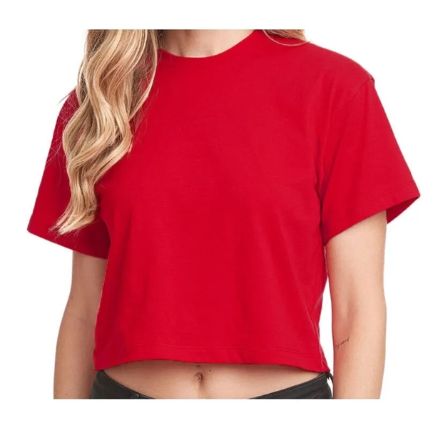 Next Level Apparel Ladies' Ideal Crop T-Shirt - Next Level Apparel Ladies' Ideal Crop T-Shirt - Image 8 of 9