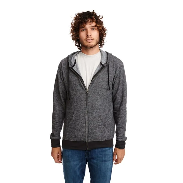 Next Level Apparel Adult Pacifica Denim Fleece Full-Zip H... - Next Level Apparel Adult Pacifica Denim Fleece Full-Zip H... - Image 0 of 4