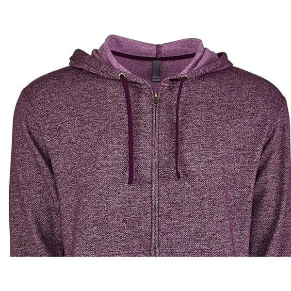 Next Level Apparel Adult Pacifica Denim Fleece Full-Zip H... - Next Level Apparel Adult Pacifica Denim Fleece Full-Zip H... - Image 4 of 4
