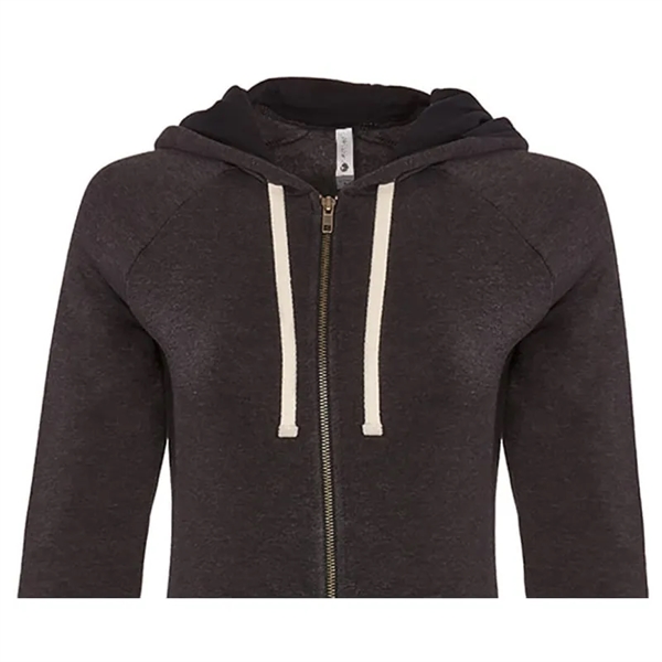Next Level Apparel Ladies' PCH Raglan Zip Hoodie - Next Level Apparel Ladies' PCH Raglan Zip Hoodie - Image 2 of 5