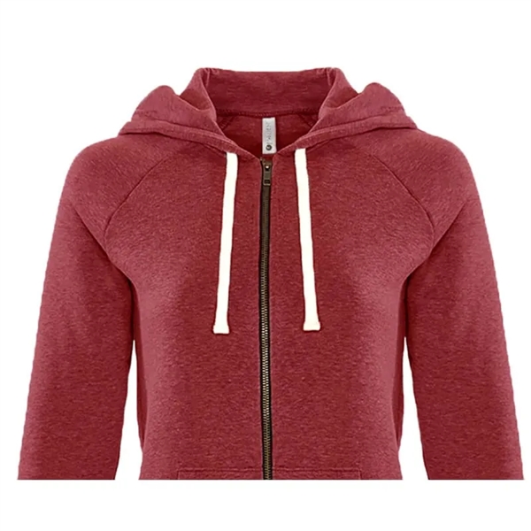 Next Level Apparel Ladies' PCH Raglan Zip Hoodie - Next Level Apparel Ladies' PCH Raglan Zip Hoodie - Image 3 of 5