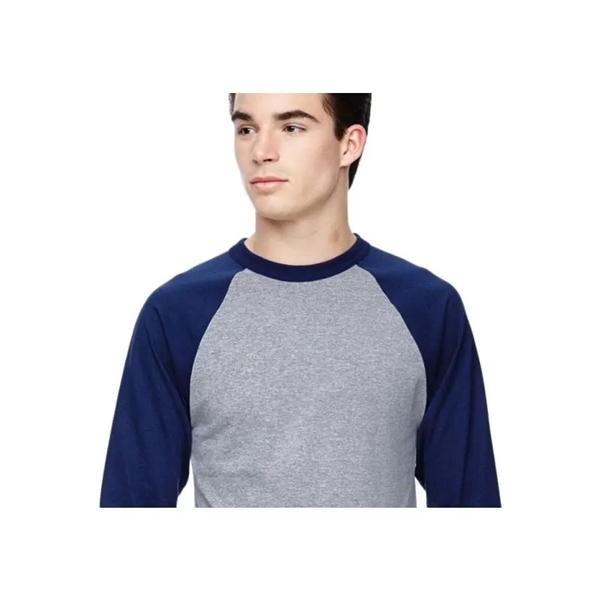 Augusta Sportswear Adult 3/4-Sleeve Baseball Jersey - Augusta Sportswear Adult 3/4-Sleeve Baseball Jersey - Image 4 of 16