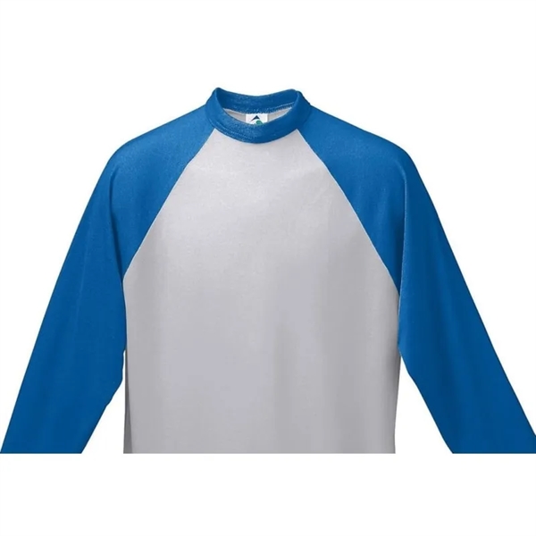 Augusta Sportswear Adult 3/4-Sleeve Baseball Jersey - Augusta Sportswear Adult 3/4-Sleeve Baseball Jersey - Image 6 of 16