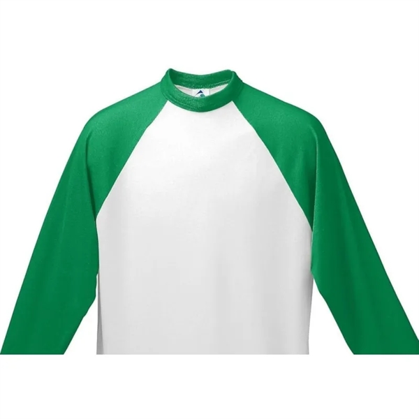 Augusta Sportswear Adult 3/4-Sleeve Baseball Jersey - Augusta Sportswear Adult 3/4-Sleeve Baseball Jersey - Image 10 of 16