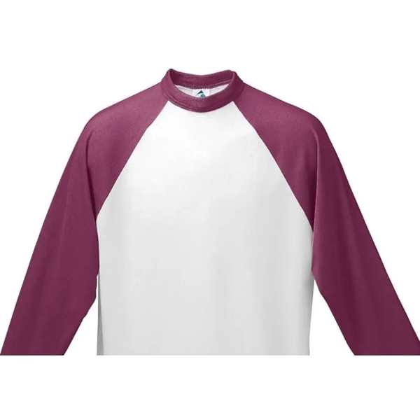 Augusta Sportswear Adult 3/4-Sleeve Baseball Jersey - Augusta Sportswear Adult 3/4-Sleeve Baseball Jersey - Image 11 of 16
