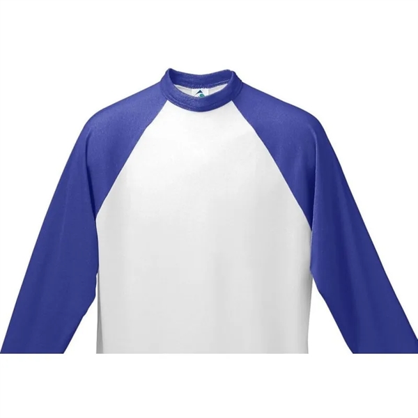 Augusta Sportswear Adult 3/4-Sleeve Baseball Jersey - Augusta Sportswear Adult 3/4-Sleeve Baseball Jersey - Image 14 of 16
