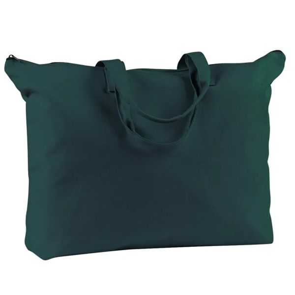 BAGedge 12 Oz. Canvas Zippered Book Tote - BAGedge 12 Oz. Canvas Zippered Book Tote - Image 2 of 5