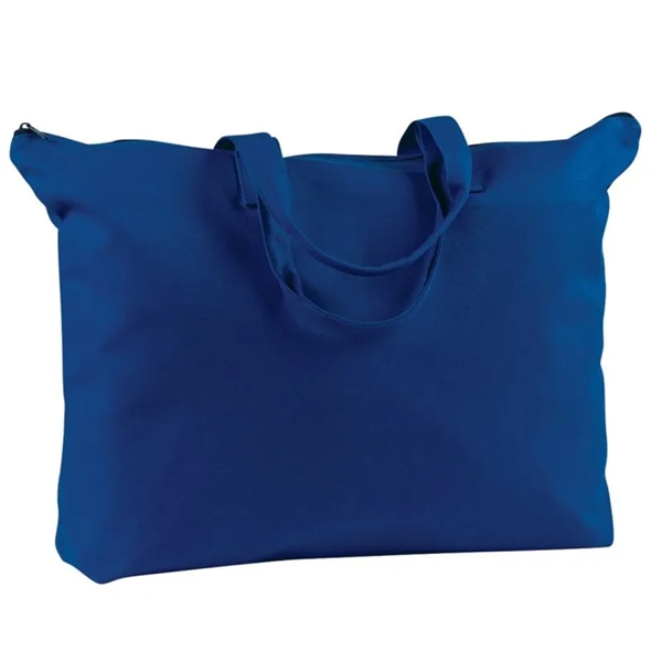 BAGedge 12 Oz. Canvas Zippered Book Tote - BAGedge 12 Oz. Canvas Zippered Book Tote - Image 5 of 5