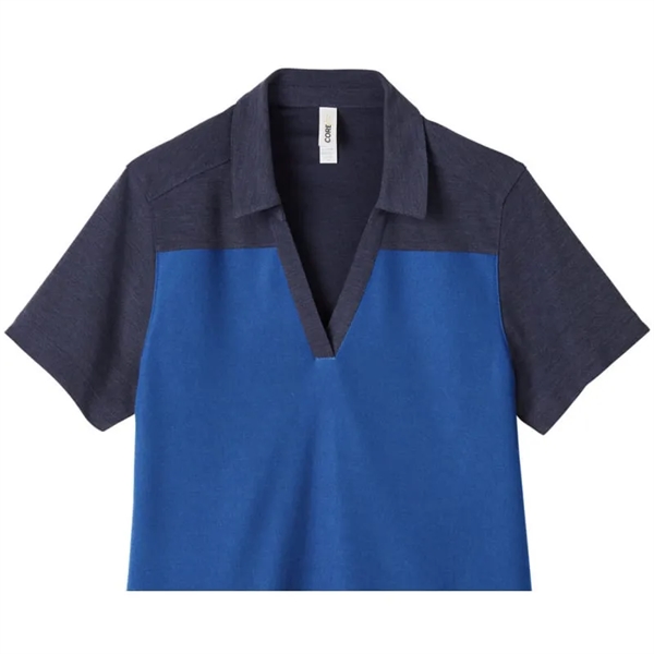 CORE365 Ladies' Fusion ChromaSoft Colorblock Polo - CORE365 Ladies' Fusion ChromaSoft Colorblock Polo - Image 5 of 5