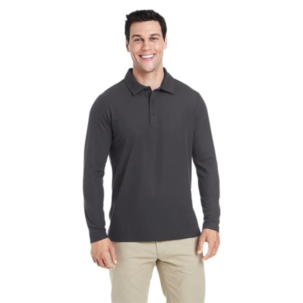 CORE365 Men's Fusion ChromaSoft™ Long-Sleeve Pique Polo - CORE365 Men's Fusion ChromaSoft™ Long-Sleeve Pique Polo - Image 0 of 3
