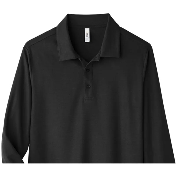 CORE365 Men's Fusion ChromaSoft™ Long-Sleeve Pique Polo - CORE365 Men's Fusion ChromaSoft™ Long-Sleeve Pique Polo - Image 1 of 3