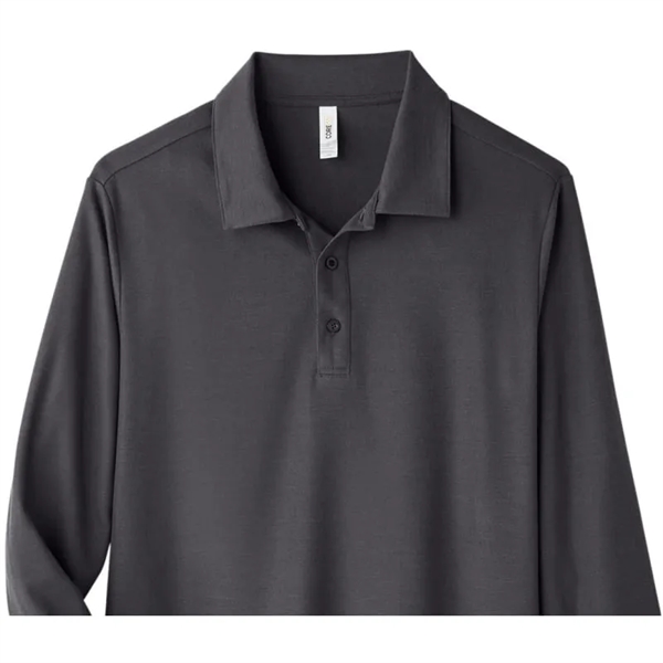 CORE365 Men's Fusion ChromaSoft™ Long-Sleeve Pique Polo - CORE365 Men's Fusion ChromaSoft™ Long-Sleeve Pique Polo - Image 2 of 3