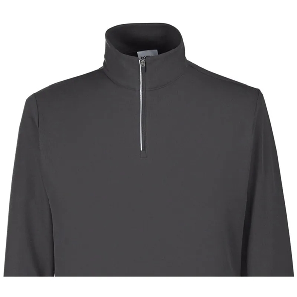 CORE365 Men's Fusion ChromaSoft™ Pique Quarter-Zip - CORE365 Men's Fusion ChromaSoft™ Pique Quarter-Zip - Image 4 of 12