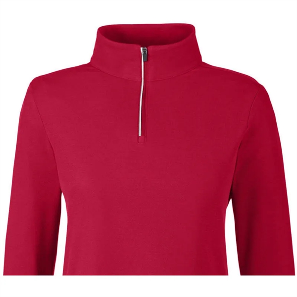 CORE365 Ladies' Fusion ChromaSoft™ Pique Quarter-Zip - CORE365 Ladies' Fusion ChromaSoft™ Pique Quarter-Zip - Image 8 of 12