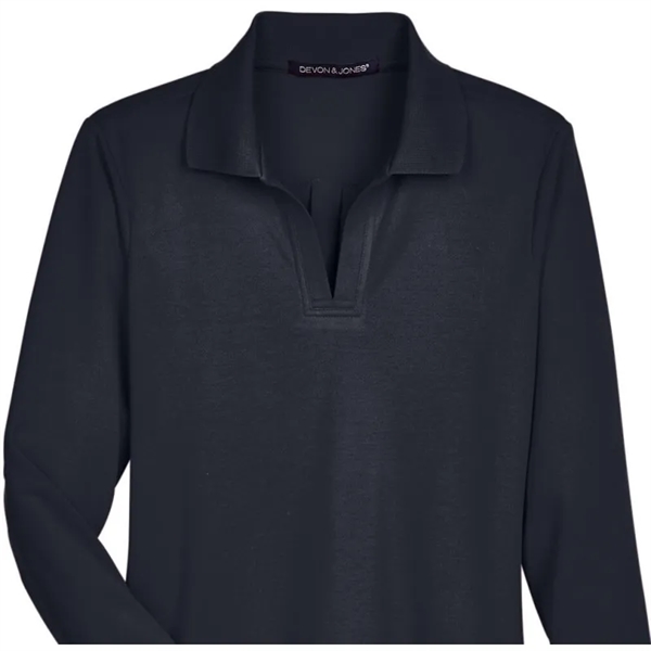 Devon & Jones CrownLux Performance™ Ladies' Plaited Long ... - Devon & Jones CrownLux Performance™ Ladies' Plaited Long ... - Image 2 of 5