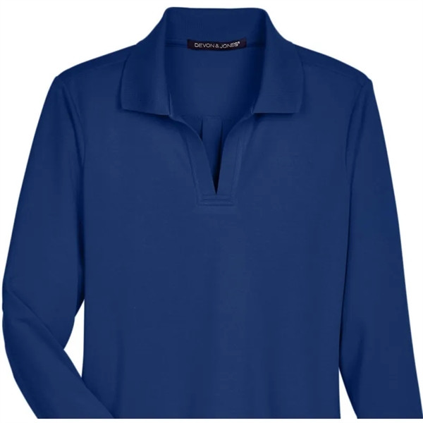 Devon & Jones CrownLux Performance™ Ladies' Plaited Long ... - Devon & Jones CrownLux Performance™ Ladies' Plaited Long ... - Image 5 of 5