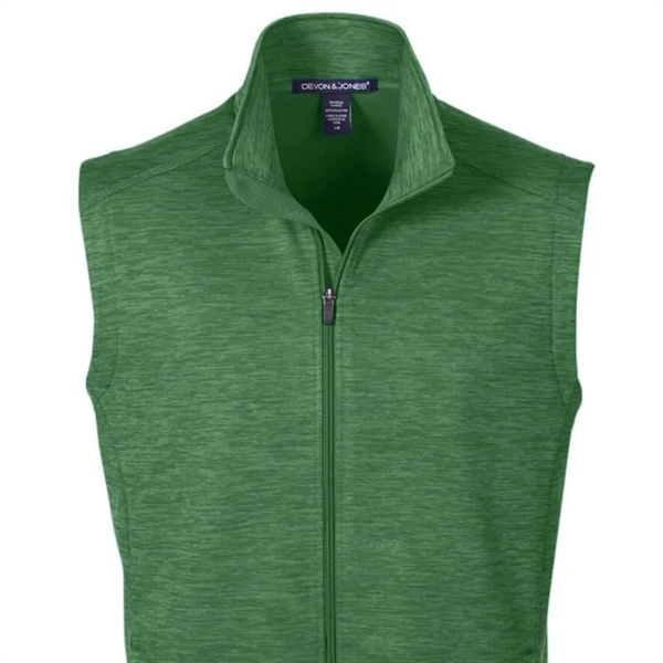 Devon & Jones Men's Newbury Melange Fleece Vest - Devon & Jones Men's Newbury Melange Fleece Vest - Image 3 of 5