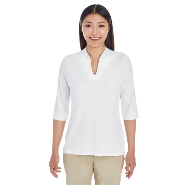 Devon & Jones Ladies' Perfect Fit™ Tailored Open Neckline... - Devon & Jones Ladies' Perfect Fit™ Tailored Open Neckline... - Image 0 of 7