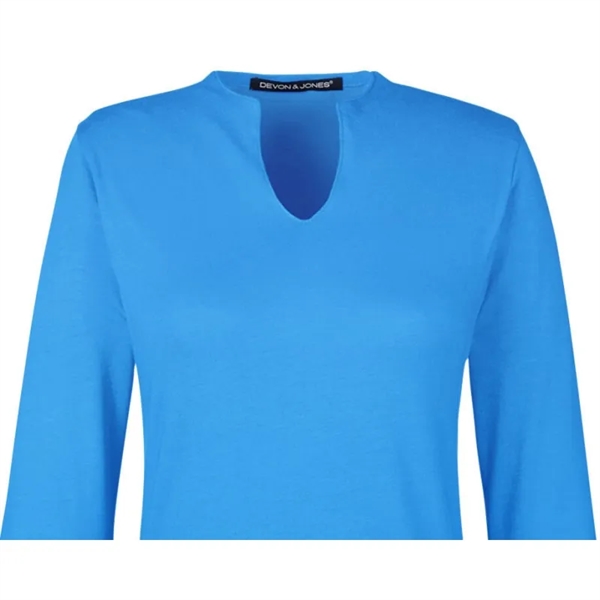 Devon & Jones Ladies' Perfect Fit™ Tailored Open Neckline... - Devon & Jones Ladies' Perfect Fit™ Tailored Open Neckline... - Image 3 of 7