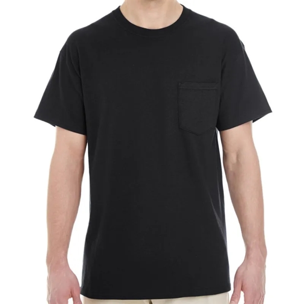Gildan Unisex Heavy Cotton Pocket T-Shirt - Gildan Unisex Heavy Cotton Pocket T-Shirt - Image 1 of 12