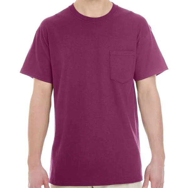 Gildan Unisex Heavy Cotton Pocket T-Shirt - Gildan Unisex Heavy Cotton Pocket T-Shirt - Image 5 of 12
