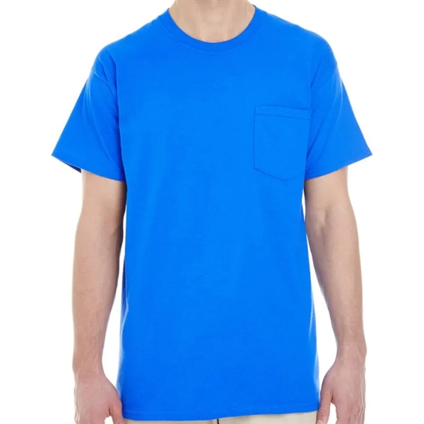 Gildan Unisex Heavy Cotton Pocket T-Shirt - Gildan Unisex Heavy Cotton Pocket T-Shirt - Image 9 of 12