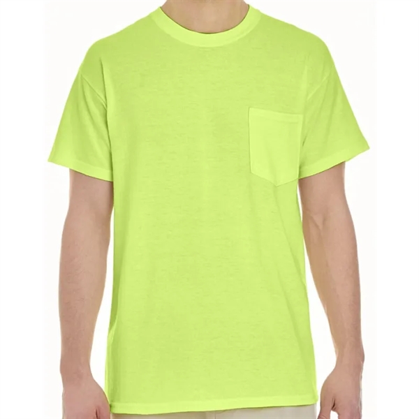 Gildan Unisex Heavy Cotton Pocket T-Shirt - Gildan Unisex Heavy Cotton Pocket T-Shirt - Image 10 of 12