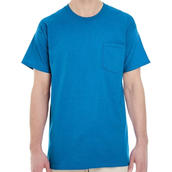 Gildan Unisex Heavy Cotton Pocket T-Shirt - Gildan Unisex Heavy Cotton Pocket T-Shirt - Image 11 of 12