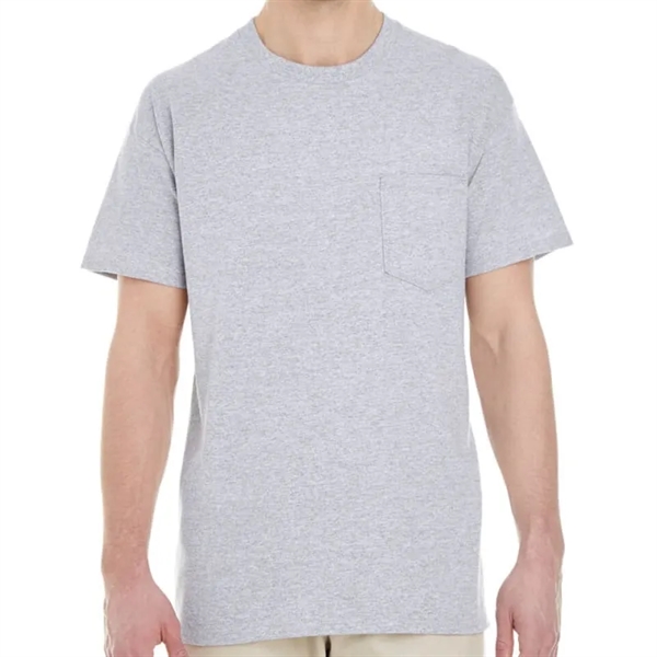 Gildan Unisex Heavy Cotton Pocket T-Shirt - Gildan Unisex Heavy Cotton Pocket T-Shirt - Image 12 of 12