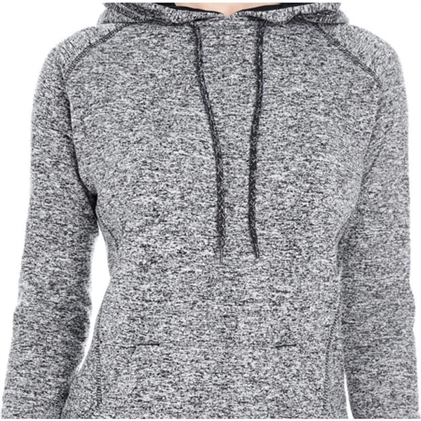 J America Ladies' Cosmic Contrast Fleece Hooded Sweatshirt - J America Ladies' Cosmic Contrast Fleece Hooded Sweatshirt - Image 1 of 6