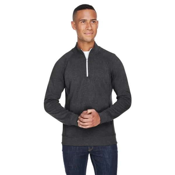 J America Adult Triblend Fleece Quarter-Zip - J America Adult Triblend Fleece Quarter-Zip - Image 0 of 4