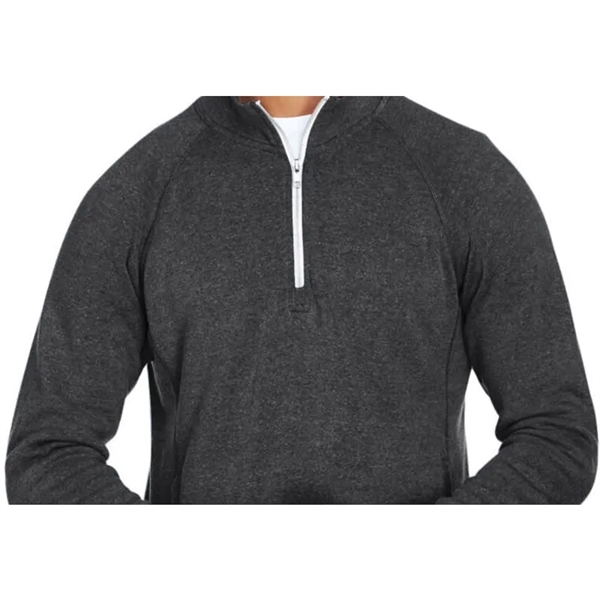 J America Adult Triblend Fleece Quarter-Zip - J America Adult Triblend Fleece Quarter-Zip - Image 1 of 4