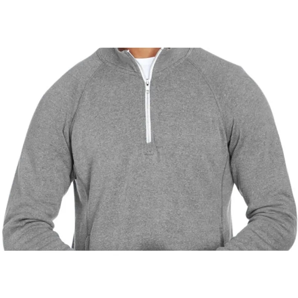J America Adult Triblend Fleece Quarter-Zip - J America Adult Triblend Fleece Quarter-Zip - Image 3 of 4