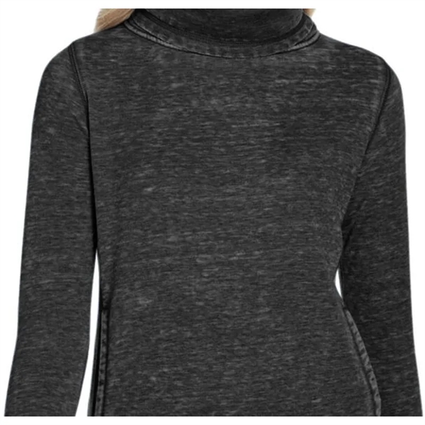 J America Ladies' Zen Fleece Cowl Neck - J America Ladies' Zen Fleece Cowl Neck - Image 2 of 2