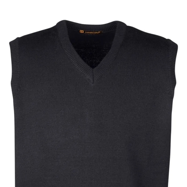 Harriton Men's Pilbloc™ V-Neck Sweater Vest - Harriton Men's Pilbloc™ V-Neck Sweater Vest - Image 1 of 4