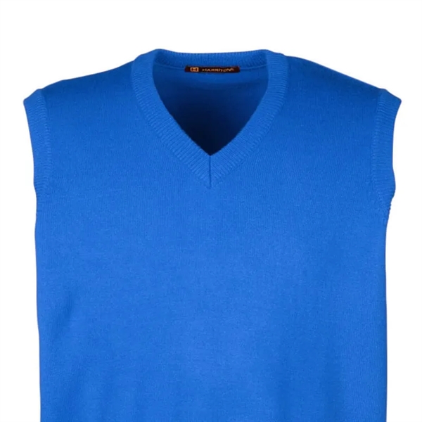 Harriton Men's Pilbloc™ V-Neck Sweater Vest - Harriton Men's Pilbloc™ V-Neck Sweater Vest - Image 4 of 4